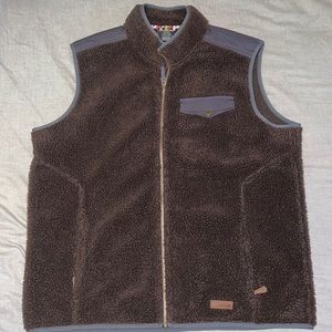 Mens Sherpa Tingri Vest. Brown. XXL. Like New.